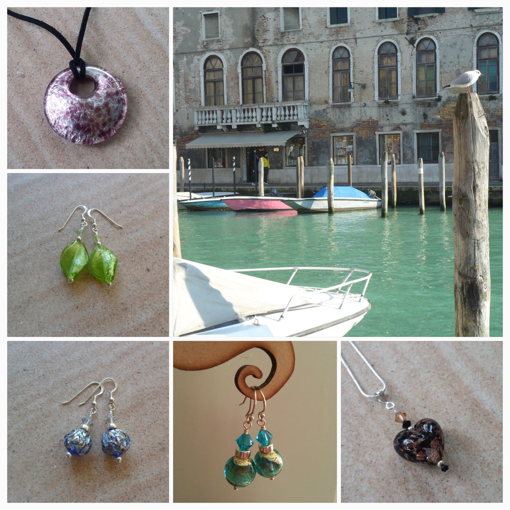 Murano Glass Earrings available this week