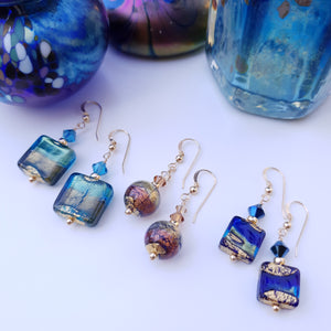 More Murano glass earrings available now