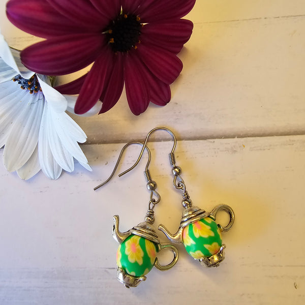 Quaint Teapot Earrings