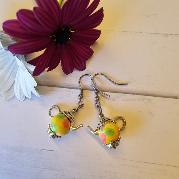 Quaint Teapot Earrings