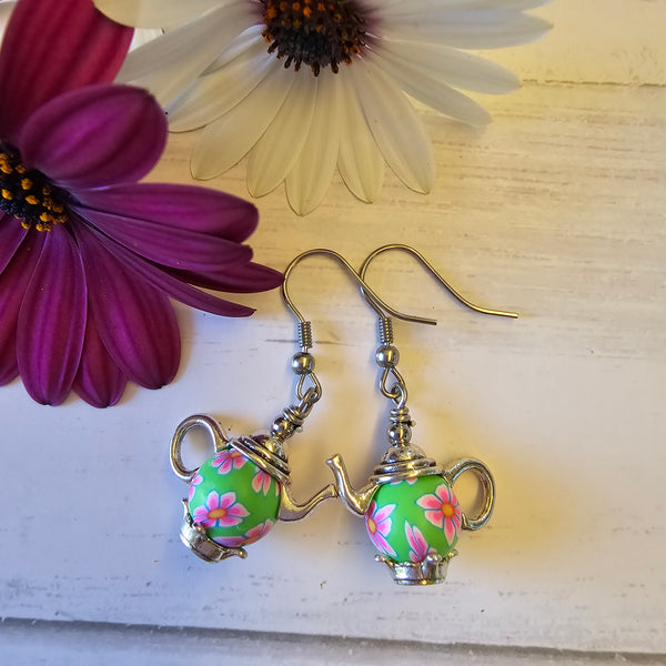 Quaint Teapot Earrings