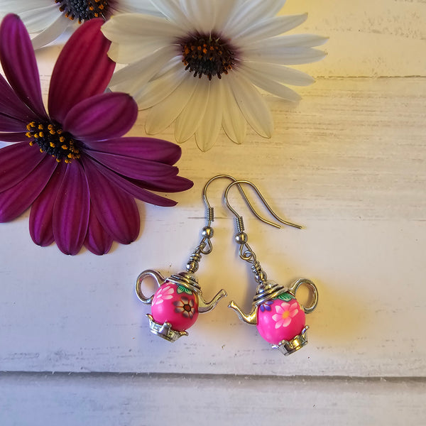 Quaint Teapot Earrings