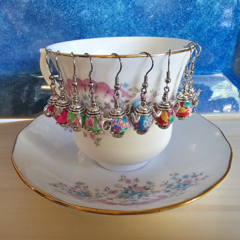 Quaint Teapot Earrings