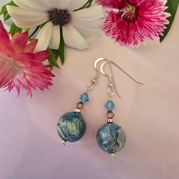 Machiavelli Murano Glass Earrings