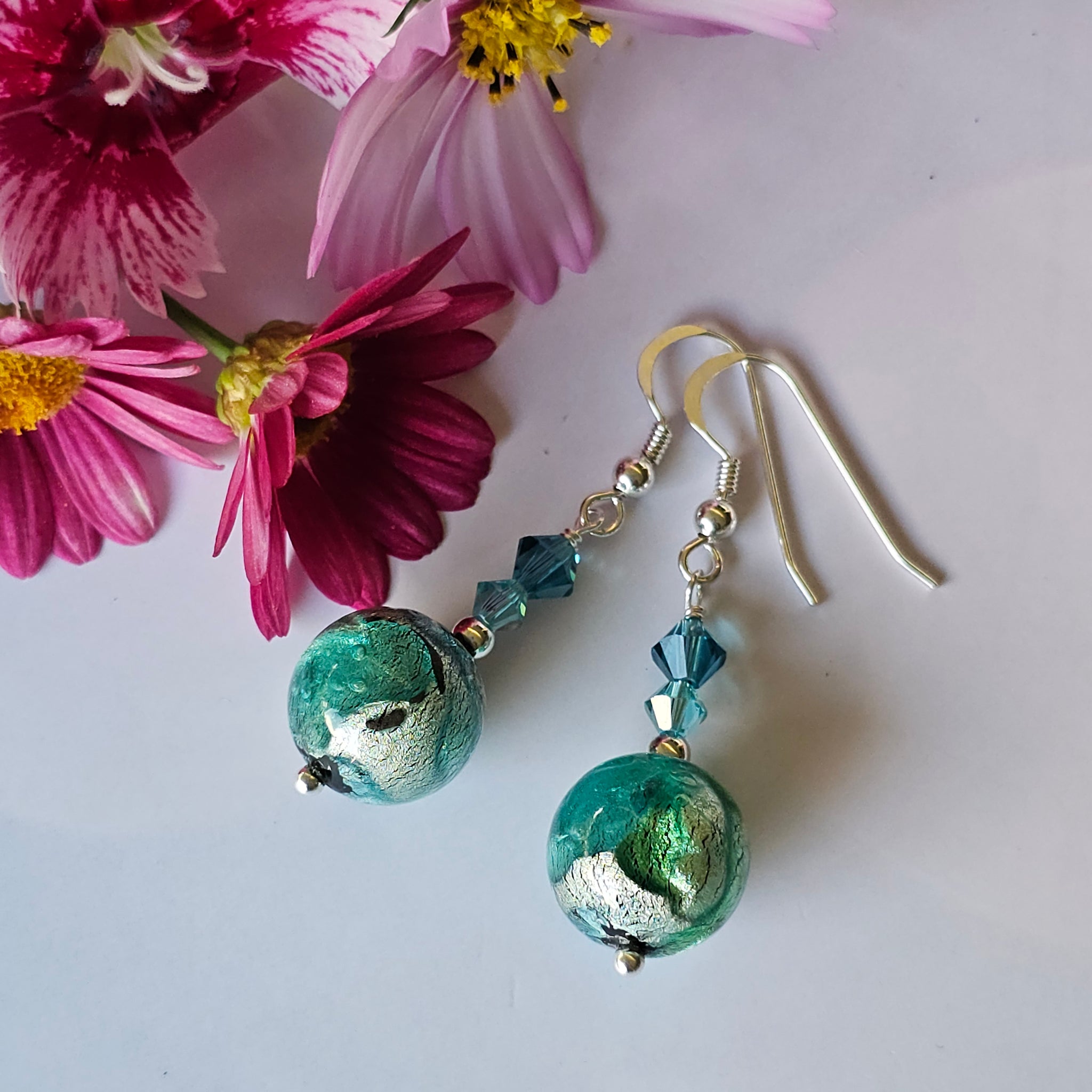 Machiavelli Murano Glass Earrings