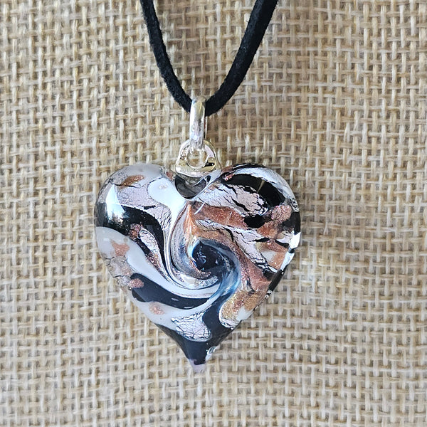 Murano Glass Heart Pendant