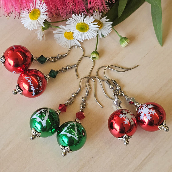 Christmas Baubles - Silver