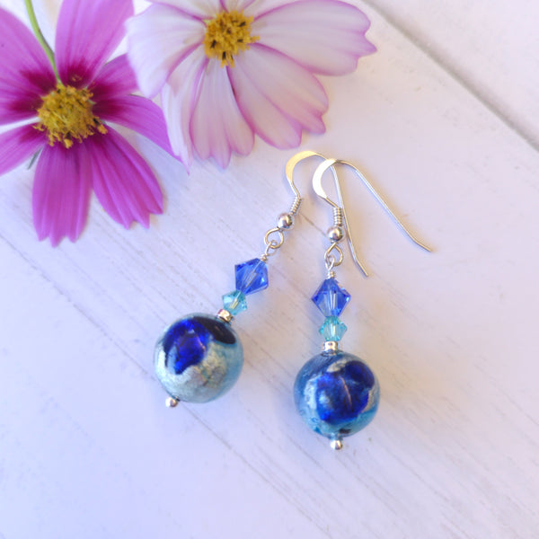 Machiavelli Murano Glass Earrings