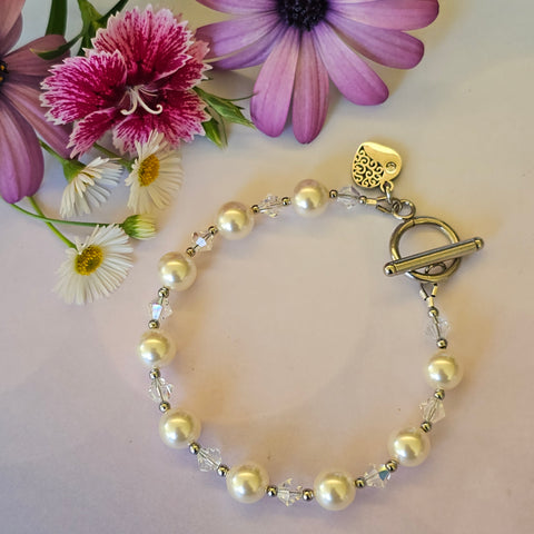 AAA Crystal Pearl Bracelet