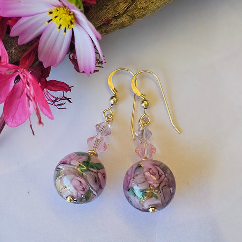 Bed of Roses Earrings