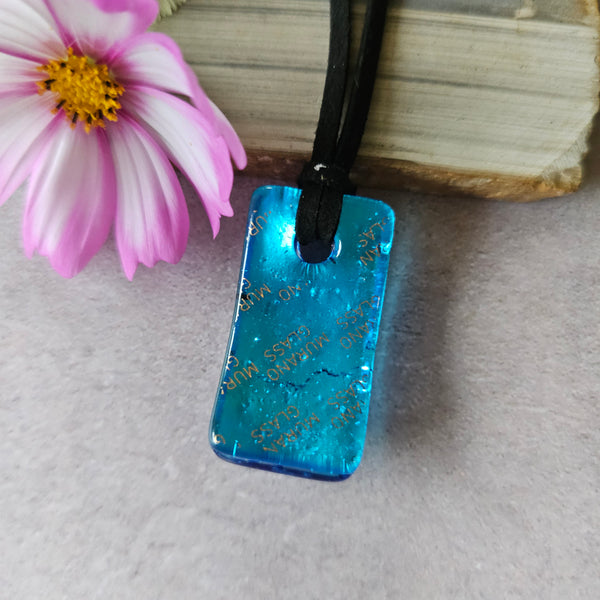 Murano Glass Rectangle Pendant