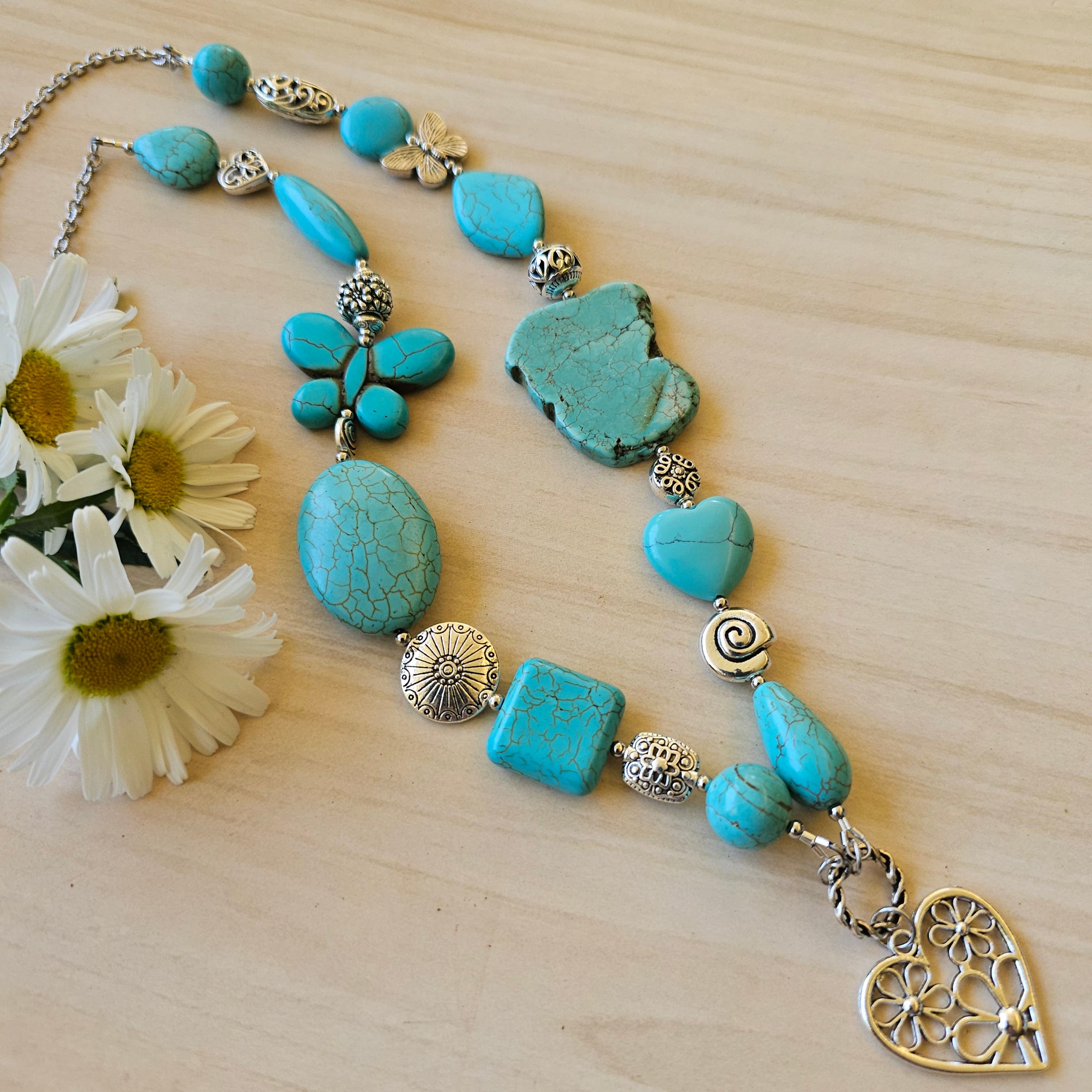 Long Turquoise Necklace