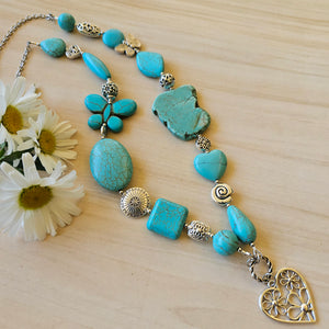 Long Turquoise Necklace