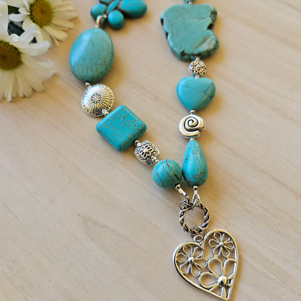 Long Turquoise Necklace