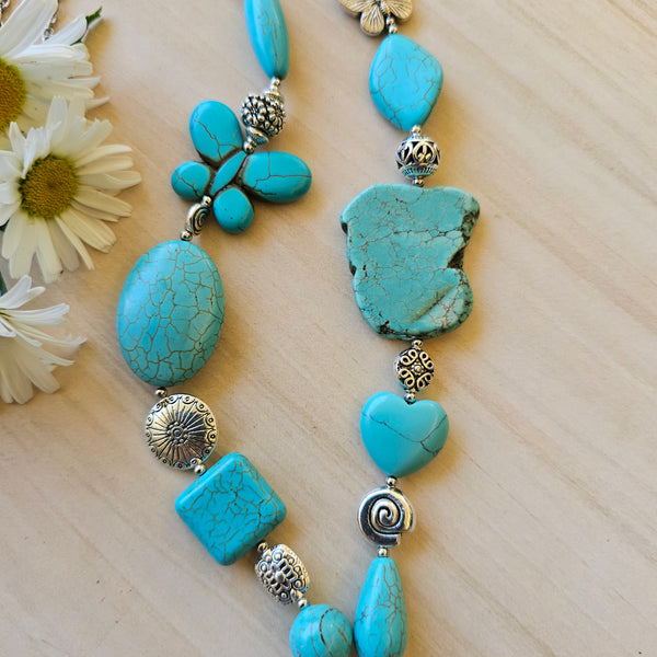 Long Turquoise Necklace