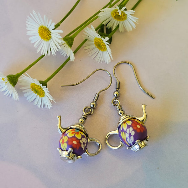 Quaint Teapot Earrings