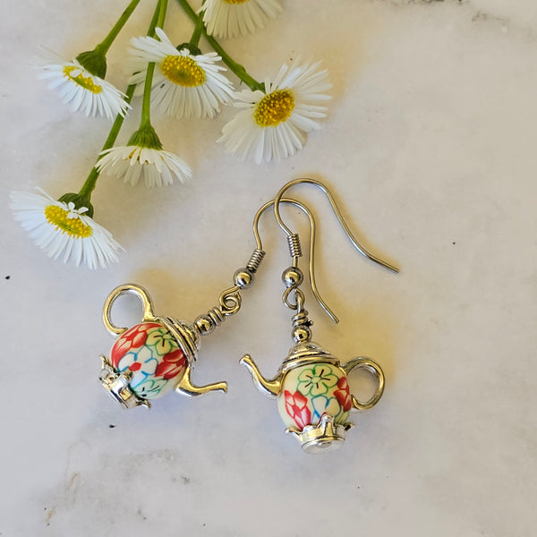 Quaint Teapot Earrings