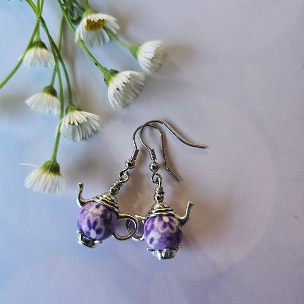 Quaint Teapot Earrings