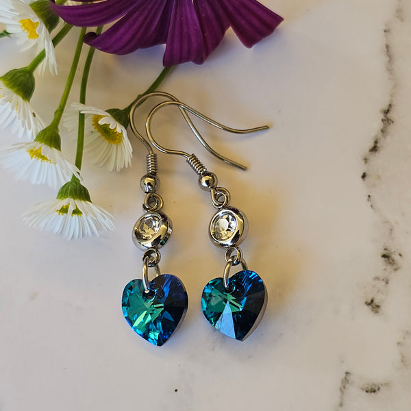 Swarovski Crystal Hearts