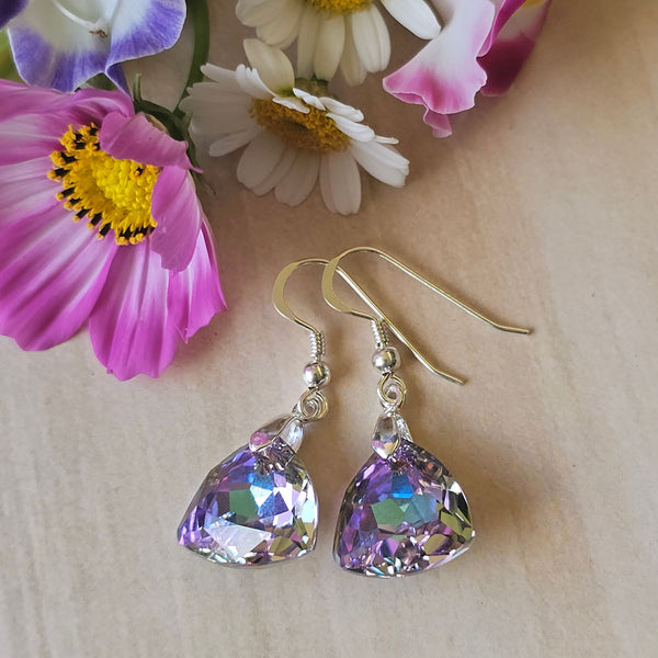 Crystal Trilliant Cut Earrings