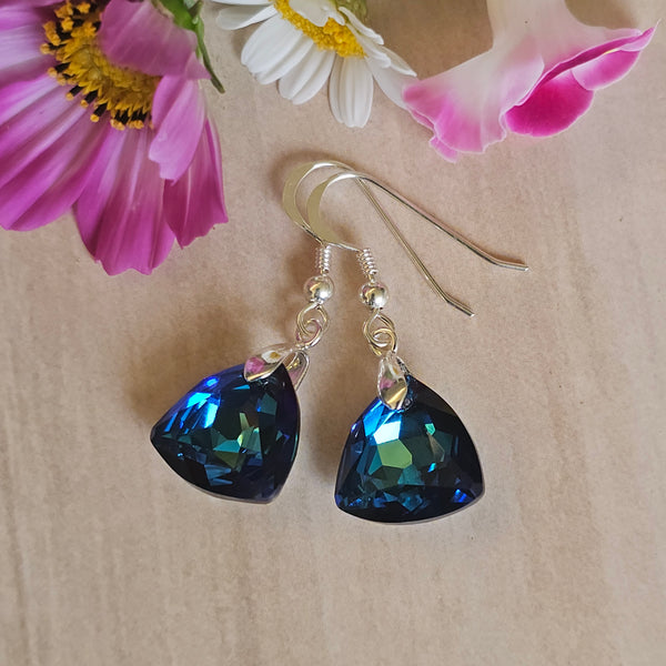 Crystal Trilliant Cut Earrings