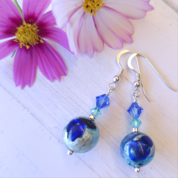 Machiavelli Murano Glass Earrings