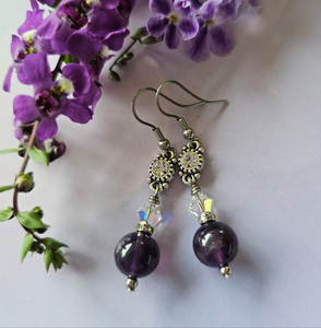 Amethyst Dangle Earrings