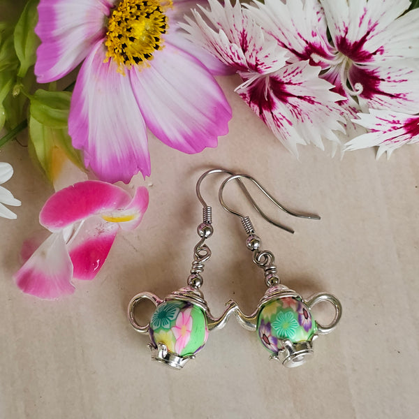 Quaint Teapot Earrings