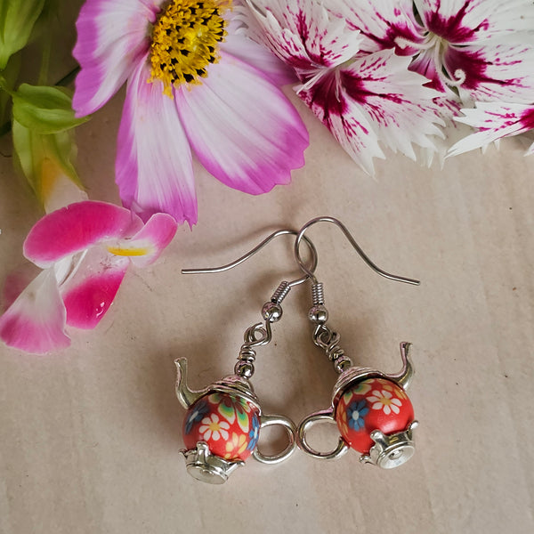 Quaint Teapot Earrings