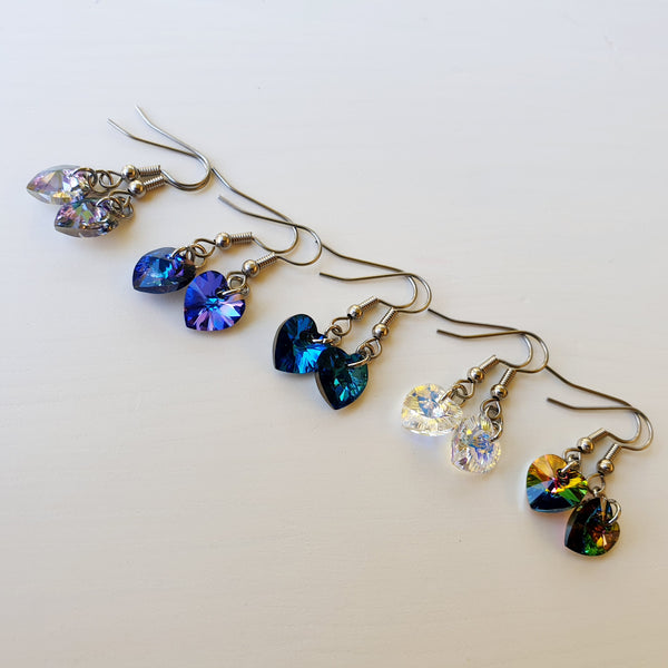 Swarovski Crystal Hearts