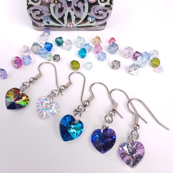 Swarovski Crystal Hearts