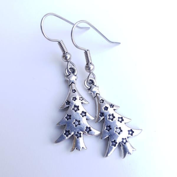 Metal Christmas Earrings