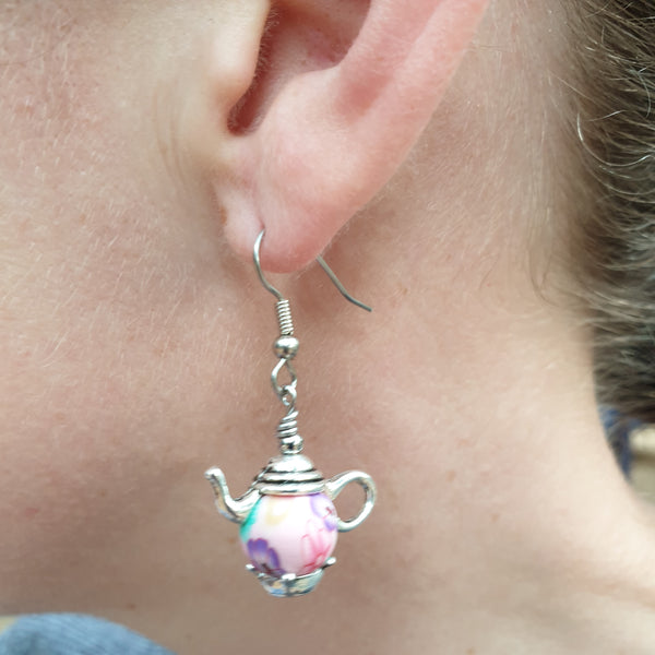 Quaint Teapot Earrings