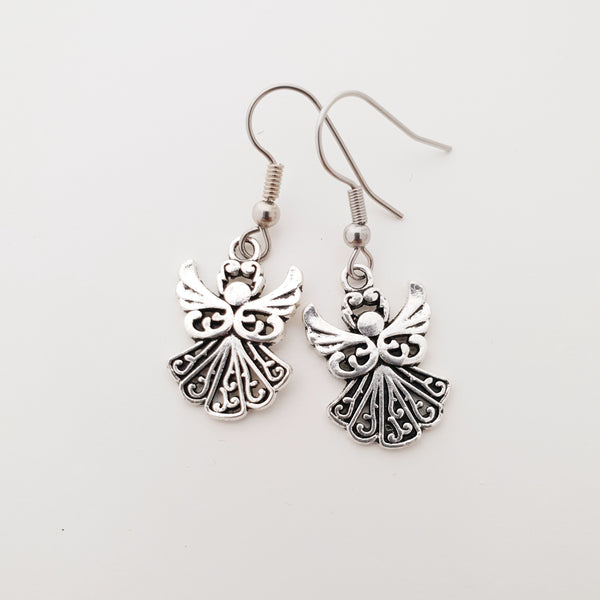 Metal Christmas Earrings