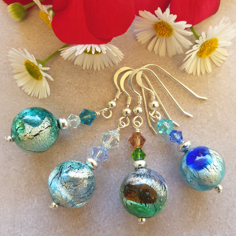 Machiavelli Murano Glass Earrings